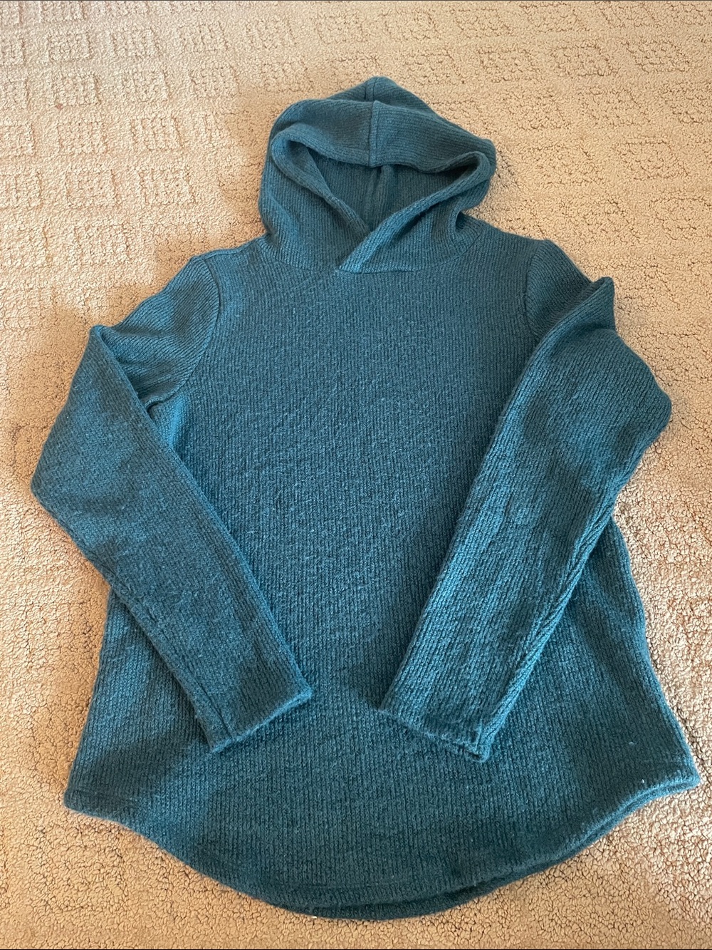 Loft Women’s Teal Hooded Sweater